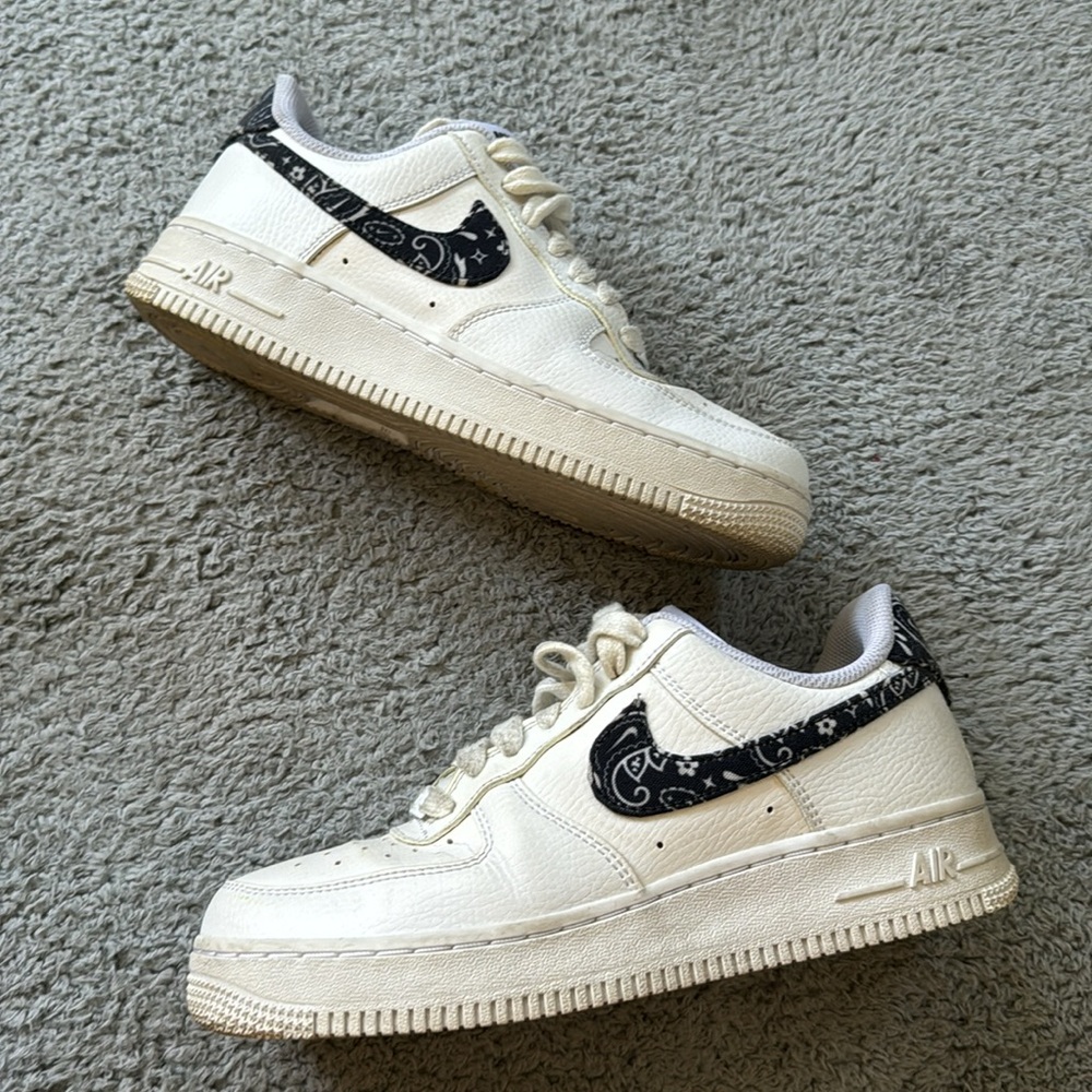 Navy Bandana Nike Air Force 1s
